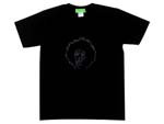 stencil JIMI HENDRIX T-shirt BLACK