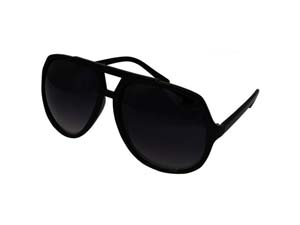 cc-ew-bts-bk-sm BIG TEARDROP SUNGLASS BLACK