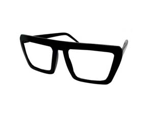 cc-ew-ct-bk-cl CRAZY TV CLEAR LENS BLACK