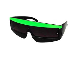 cc-ew-ev-gr-bk-bk ELECTRO VISOR GREEN