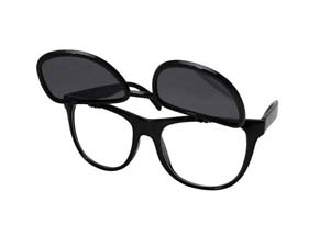 cc-ew-fuw-bk-sm FLIP-UP WAYFARER BLACK