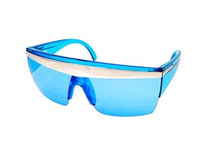 cc-ew-gvs-bl-clbl GAGA V SUNGLASS CLEAR BLUE