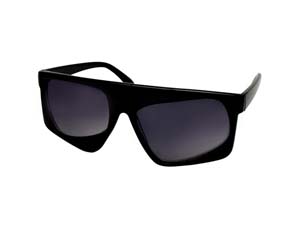 cc-ew-sas-bk-sm SLANT ASYMMETRIC SUNGLASS BLACK