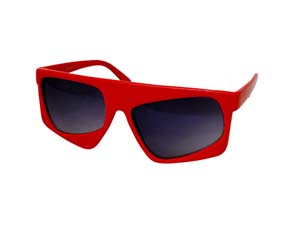 cc-ew-sas-r-sm SLANT ASYMMETRIC SUNGLASS RED