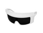 cc-ew-bos-wh-bk BLASTER OVER SIZE SUNGLASS WHITE