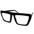 cc-ew-ct-bk-cl CRAZY TV CLEAR LENS BLACK