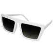 cc-ew-cts-wh-sm CRAZY TV SUNGLASS WHITE