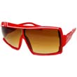 cc-ew-cas-r-sm CZ ASYMMETRY SUNGLASS RED