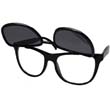 cc-ew-fuw-bk-sm FLIP-UP WAYFARER BLACK