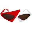 cc-ew-nwa-r-wh NEW WAVE ASYMMETRY SUNGLASS RED~WHITE