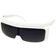 cc-ew-sts-wh-bk SATURN SUNGLASS WHITE