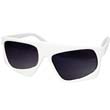 cc-ew-sas-wh-sm SLANT@ASYMMETRIC SUNGLASS WHITE