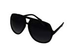 BIG TEARDROP SUNGLASS BLACK