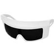 BLASTER OVER SIZE SUNGLASS WHITE