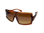 CZ ASYMMETRY SUNGLASS BROWN