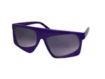 SLANT ASYMMETRIC SUNGLASS PURPLE