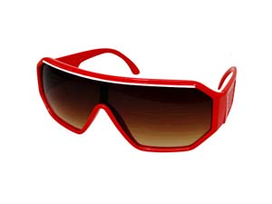 cc-ew-tss-r-sm TRON SHADE SUNGLASS RED