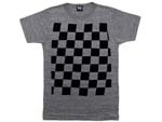 5CHECKER vgT-shirt GREY~BLACK