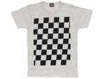 5CHECKER vgT-shirt OATMEAL~BLACK