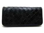 CHECKER LONG WALLET BLACK