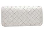 CHECKER LONG WALLET WHITE