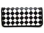 CHECKER LONG WALLET WHITE ~ BLACK